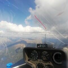 Flugwegposition um 13:18:54: Aufgenommen in der Nähe von 39030 Rasen-Antholz, Südtirol, Italien in 3137 Meter
